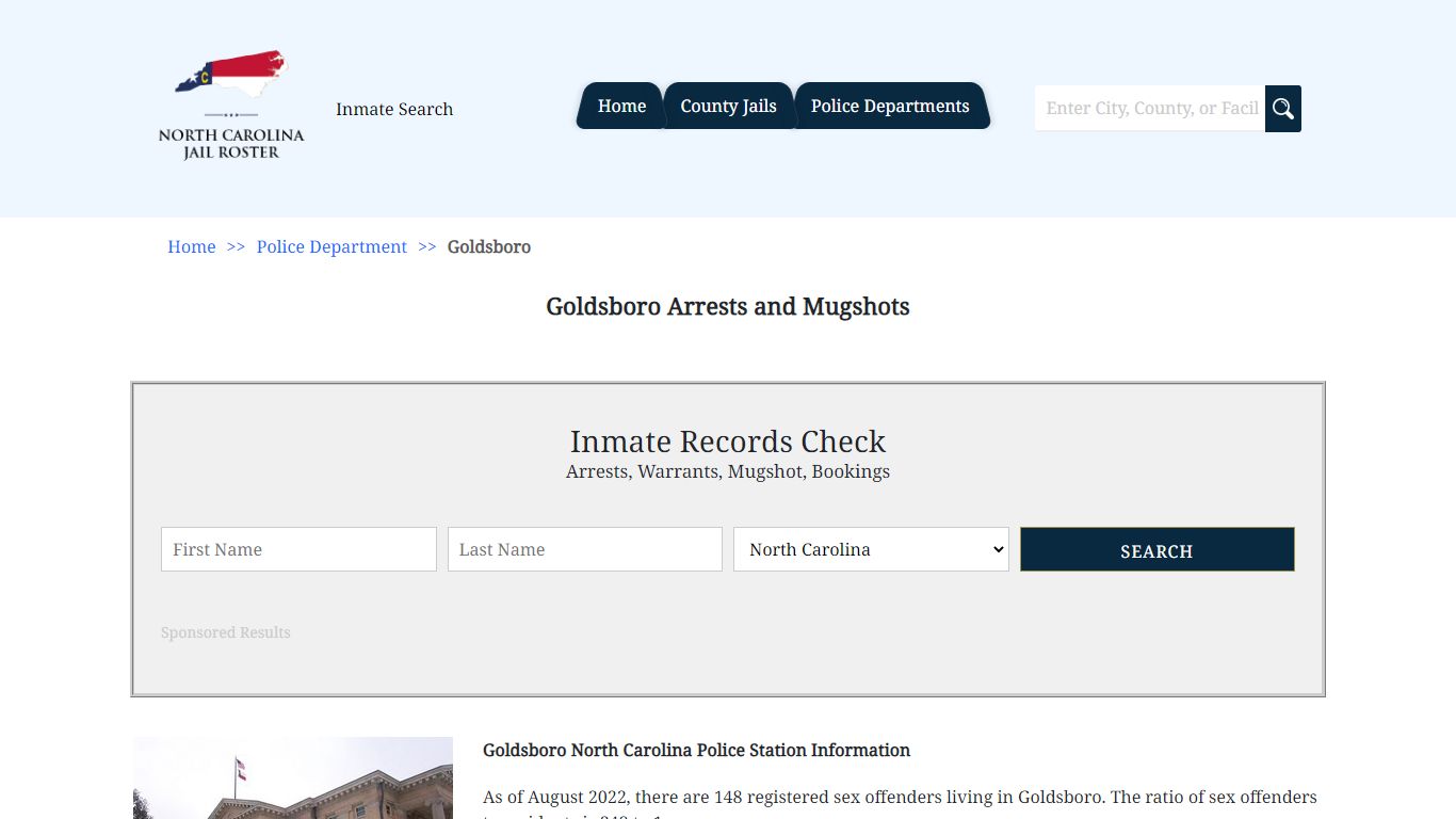 Goldsboro Arrests and Mugshots | North Carolina Jail Roster